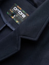 Ombre Clothing Herren dunkelblau Sakko SLIM aus fein strukturiertem Strick