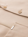 Ombre Clothing Herren beiges Sakko SLIM aus fein strukturiertem Strick