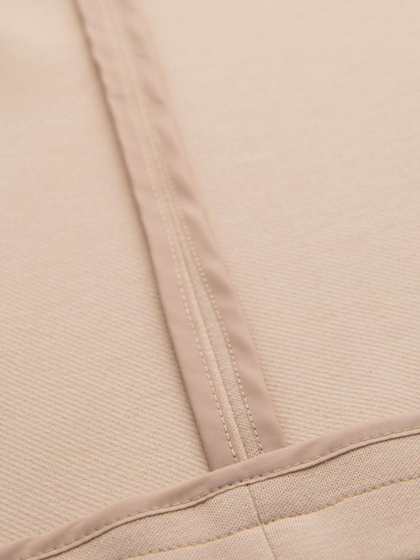 Ombre Clothing Herren beiges Sakko SLIM aus fein strukturiertem Strick