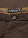 Ombre Clothing Herren Chino-Hose REGULAR FIT mit feiner Struktur - braun