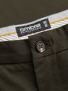 Ombre Clothing Herren Chino-Hose REGULAR FIT mit feiner Struktur - dunkelgrün
