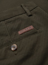 Ombre Clothing Herren Chino-Hose REGULAR FIT mit feiner Struktur - dunkelgrün