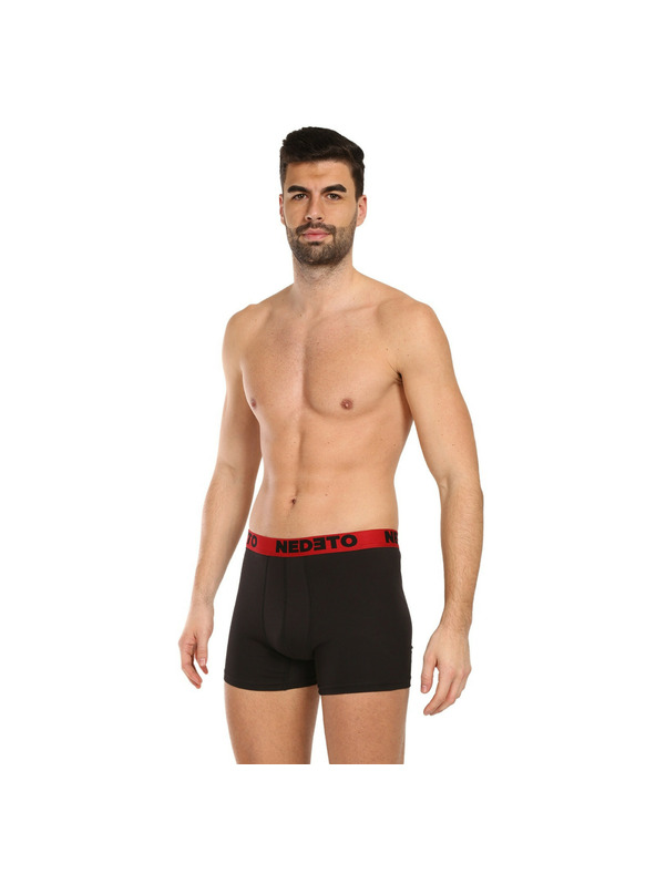Nedeto 3er-Set - Herren Boxershorts Nedeto schwarz
