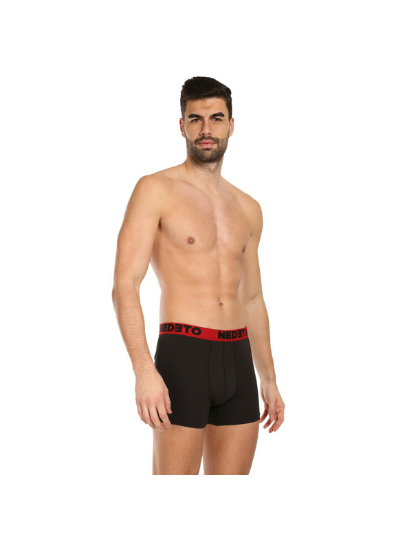 Nedeto 3er-Set - Herren Boxershorts Nedeto schwarz