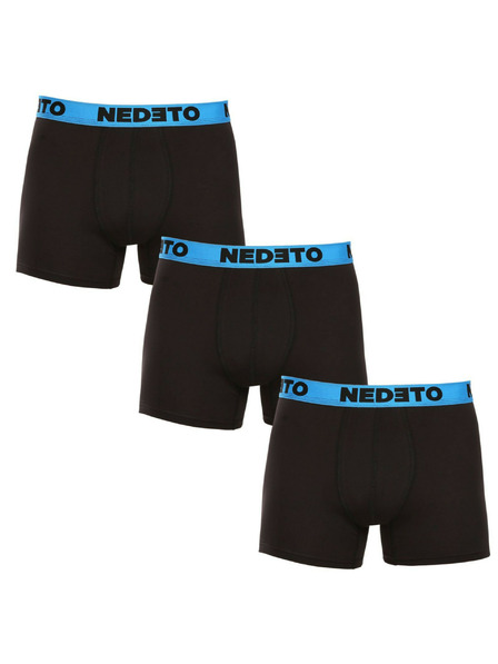 Nedeto 3er-Set - Herren Boxershorts Nedeto schwarz