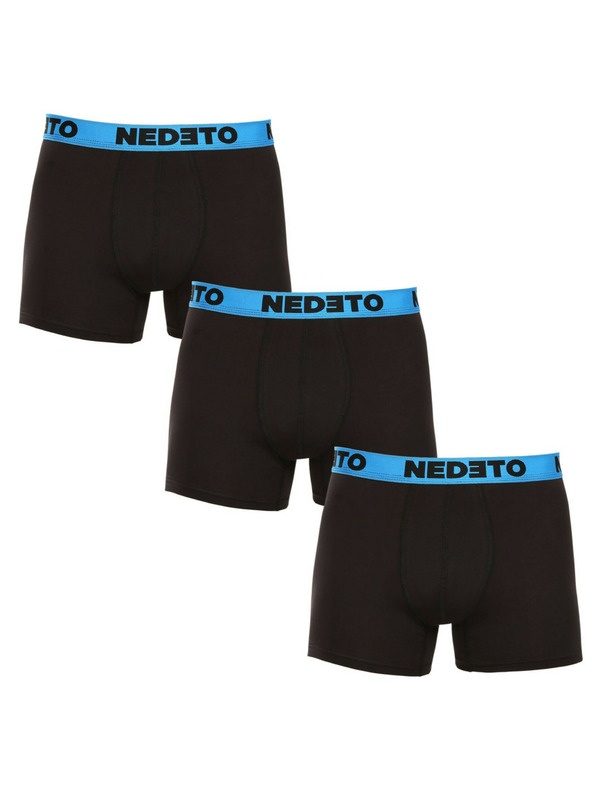 Nedeto 3er-Set - Herren Boxershorts Nedeto schwarz