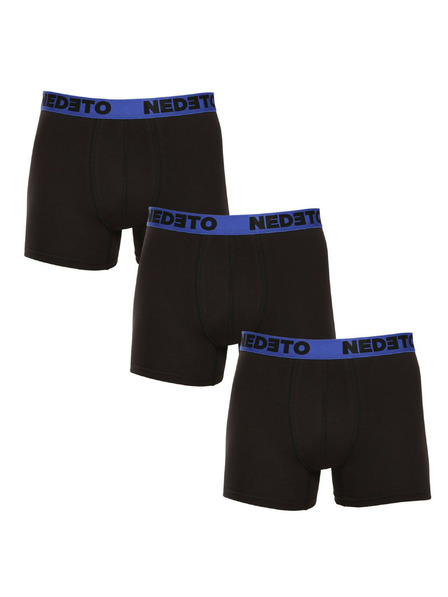 Nedeto 3er-Set - Herren Boxershorts Nedeto schwarz