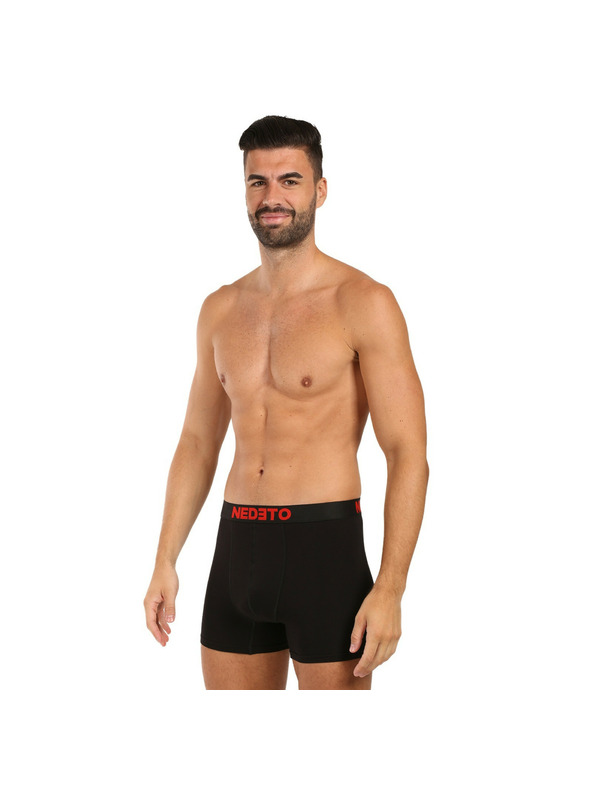 Nedeto 5er-Set - Herren Boxershorts Nedeto schwarz