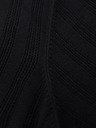 Ombre Clothing Herren Poloshirt mit Reißverschluss am Ausschnitt - schwarz
