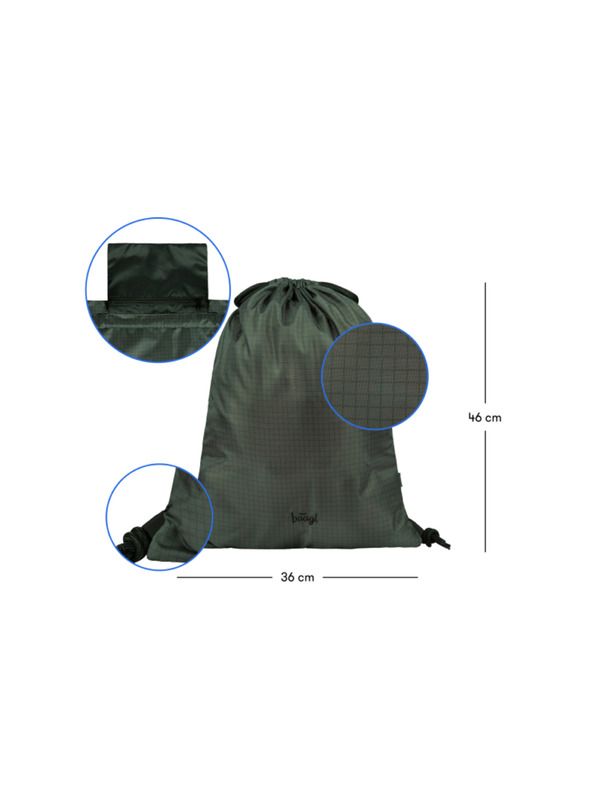 BAAGL  BAAGL SET 3 Cubic Grove: Rucksack, Federmäppchen, Beutel