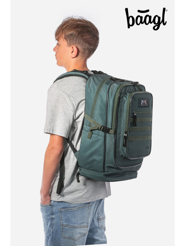 BAAGL  BAAGL SET 3 Cubic Grove: Rucksack, Federmäppchen, Beutel