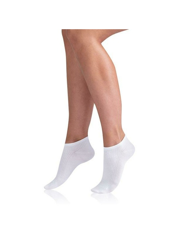 Bellinda Damen-Socken aus Modal - weiß