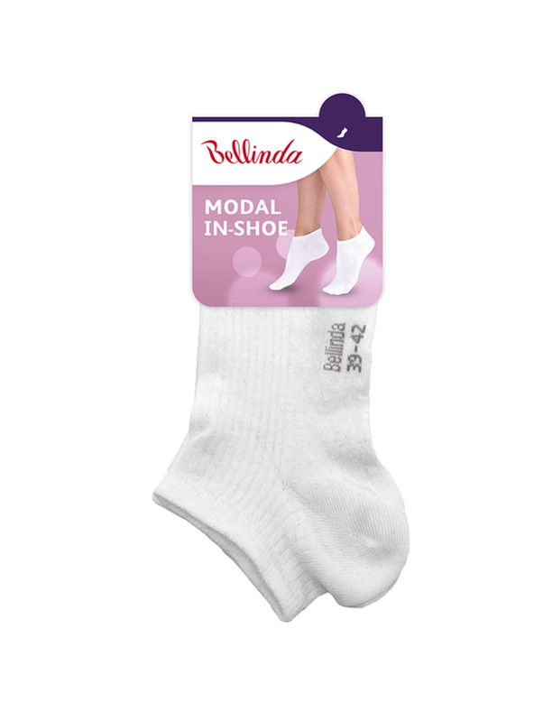 Bellinda Damen-Socken aus Modal - weiß