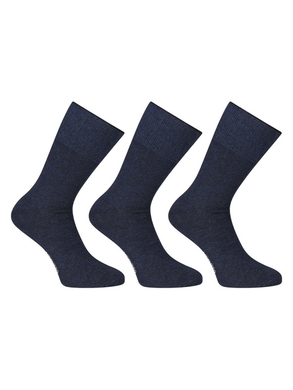 Nedeto 3er-Set - Nedeto hohe Medic-Socken blau