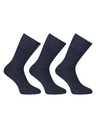 Nedeto 3er-Set - Nedeto hohe Medic-Socken blau