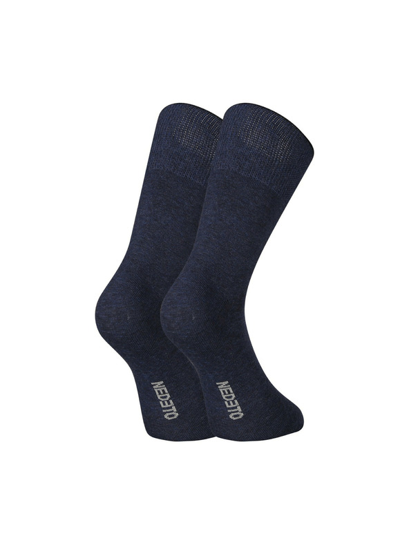 Nedeto 3er-Set - Nedeto hohe Medic-Socken blau