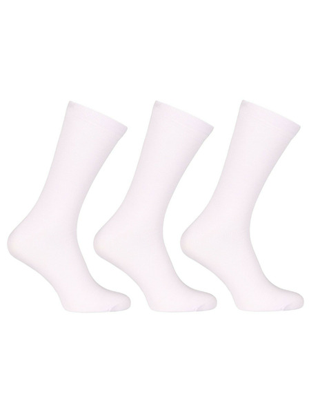 Nedeto 3er-Set - Nedeto hohe Bambus-Socken weiß