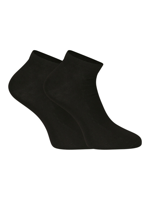 Nedeto 3er-Set - Nedeto niedrige Bambus-Socken schwarz