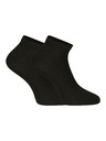Nedeto 3er-Set - Nedeto niedrige Bambus-Socken schwarz