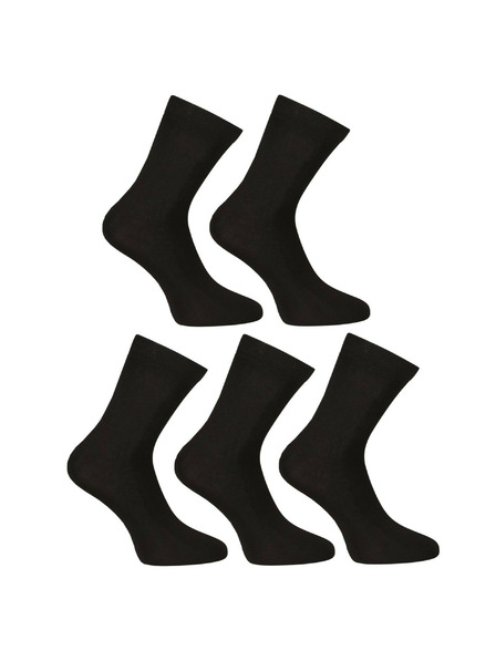 Nedeto 5er-Set - Nedeto Knöchelsocken Bambus schwarz