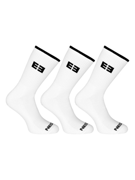 Nedeto 3er-Set - Nedeto Sport-Hochsocken weiß