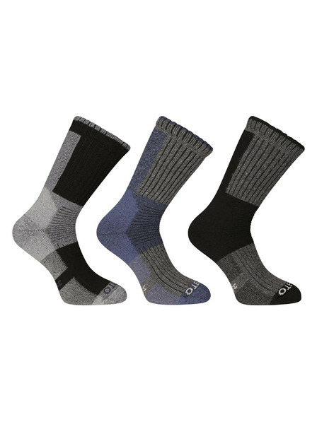 Nedeto 3er-Set - Nedeto hohe Winter-Socken mehrfarbig