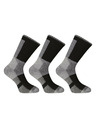 Nedeto 3er-Set - Nedeto hohe Winter-Socken grau