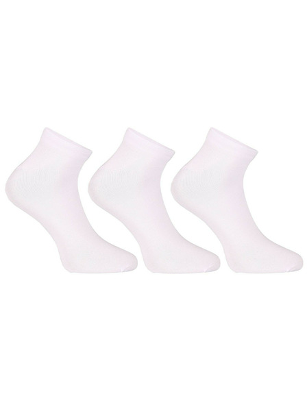 Nedeto 3er-Set - Nedeto niedrige Bambus-Socken weiß