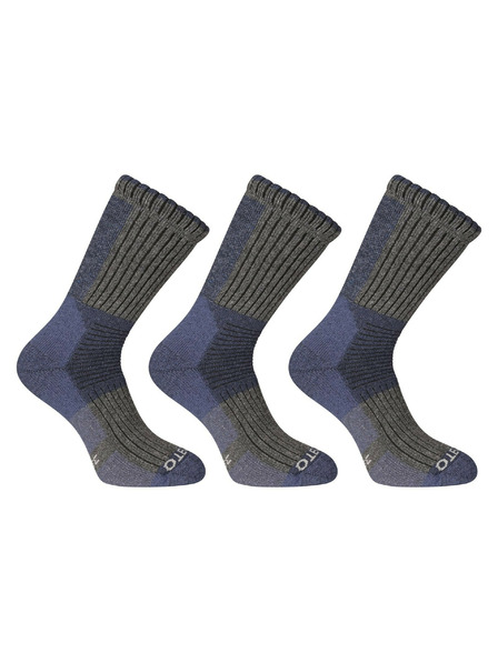 Nedeto 3er-Set - Nedeto hohe Winter-Socken blau