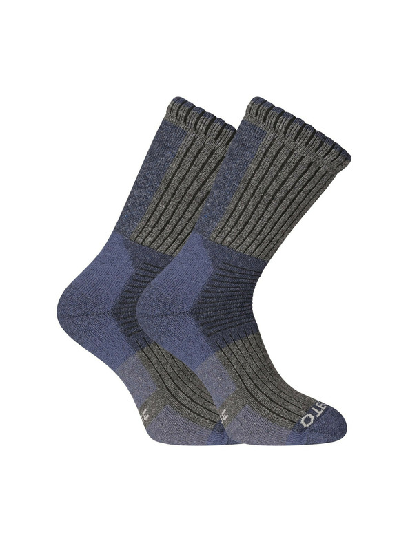 Nedeto 3er-Set - Nedeto hohe Winter-Socken blau