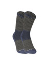 Nedeto 3er-Set - Nedeto hohe Winter-Socken blau