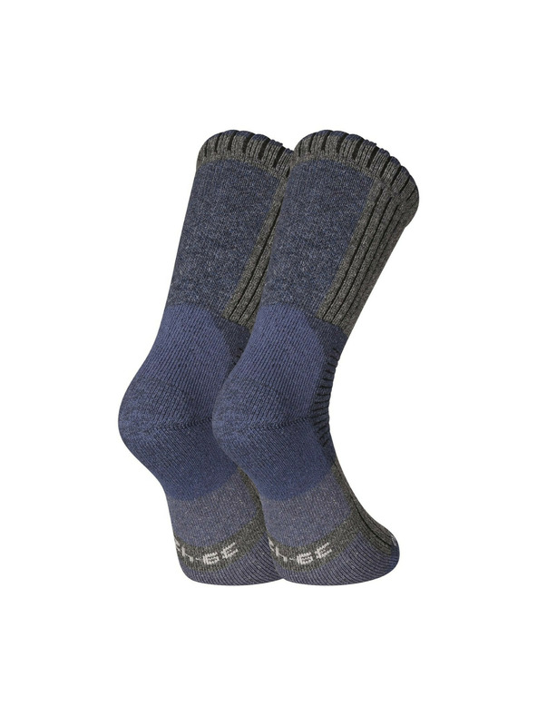 Nedeto 3er-Set - Nedeto hohe Winter-Socken blau