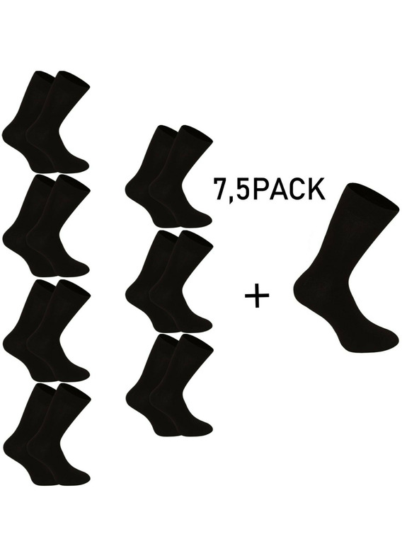 Nedeto Nedeto hohe Bambus-Socken schwarz