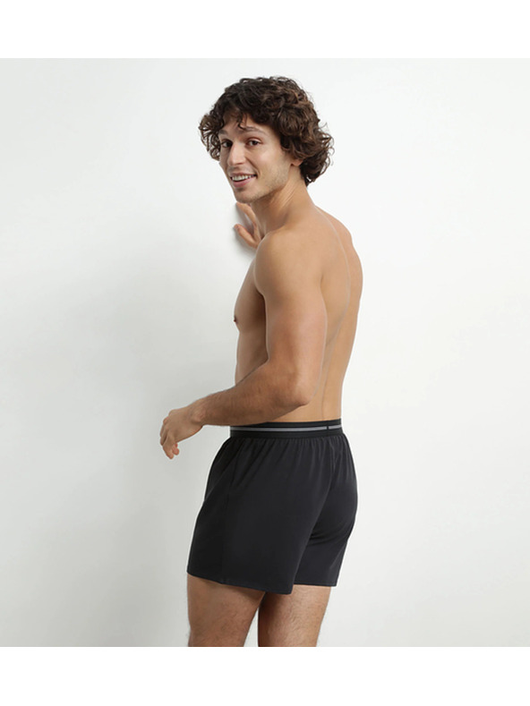DIM Herren Loose Boxershorts - schwarz