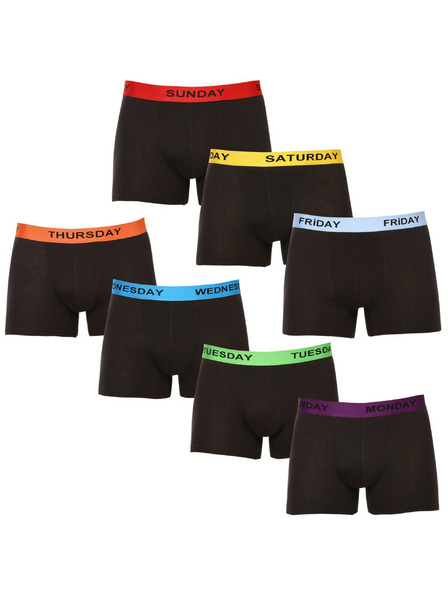 Nedeto 7er-Set - Herren-Boxershorts Nedeto schwarz