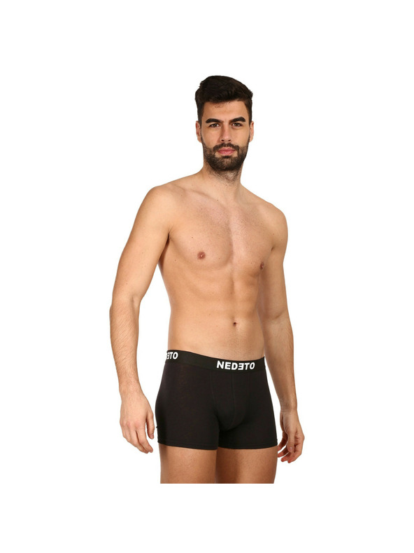 Nedeto 3er-Set - Herren Boxershorts Nedeto schwarz