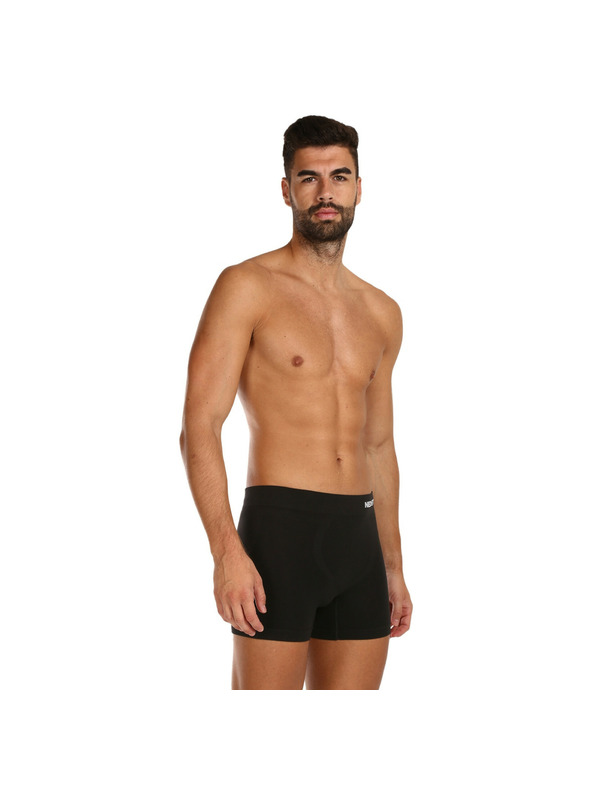 Nedeto Herren-Boxershorts Nedeto nahtlos Bambus schwarz