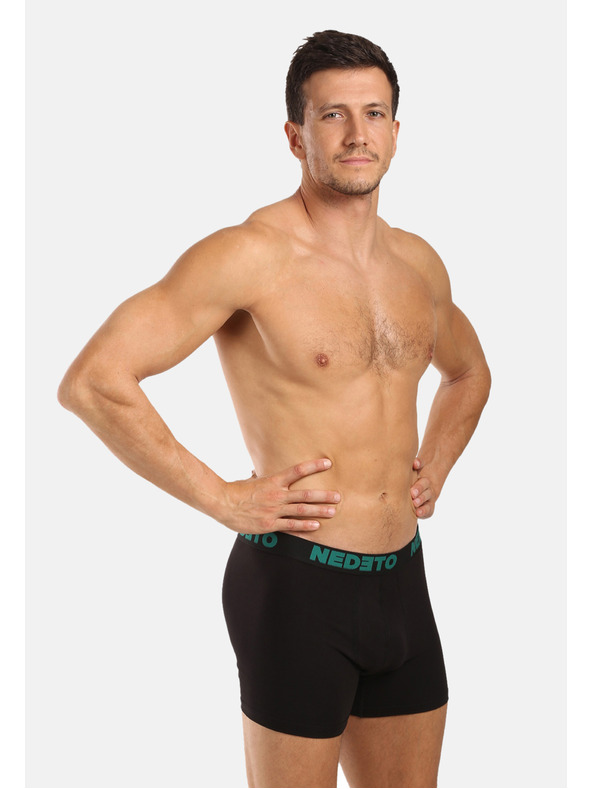 Nedeto 3er-Set - Herren Boxershorts Nedeto schwarz