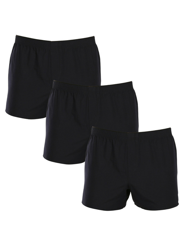 Nedeto 3er-Set - Herren-Boxershorts Nedeto dunkelblau