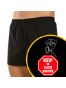 Nedeto Herren-Boxershorts Nedeto Betreten auf eigene Gefahr
