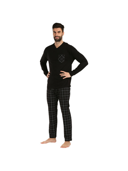 Nedeto Herren-Pyjama Nedeto mehrfarbig