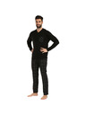 Nedeto Herren-Pyjama Nedeto mehrfarbig