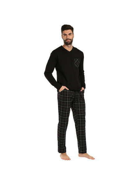 Nedeto Herren-Pyjama Nedeto mehrfarbig