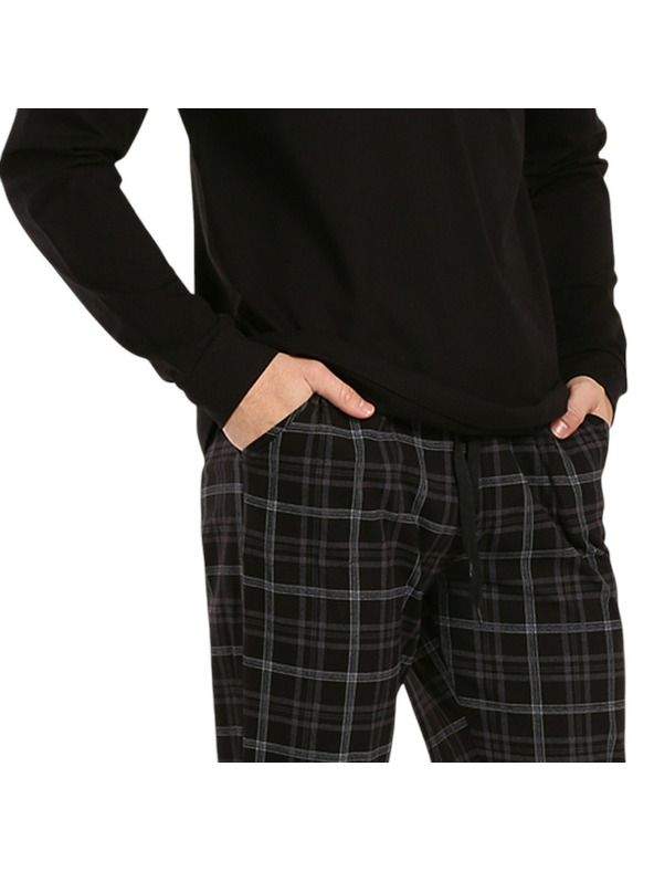 Nedeto Herren-Pyjama Nedeto mehrfarbig