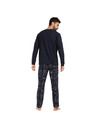 Nedeto Herren-Pyjama Nedeto mehrfarbig