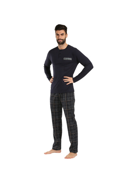 Nedeto Herren-Pyjama Nedeto mehrfarbig