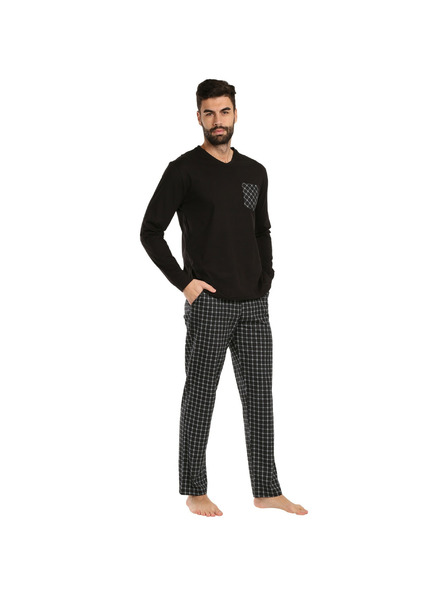 Nedeto Herren-Pyjama Nedeto mehrfarbig