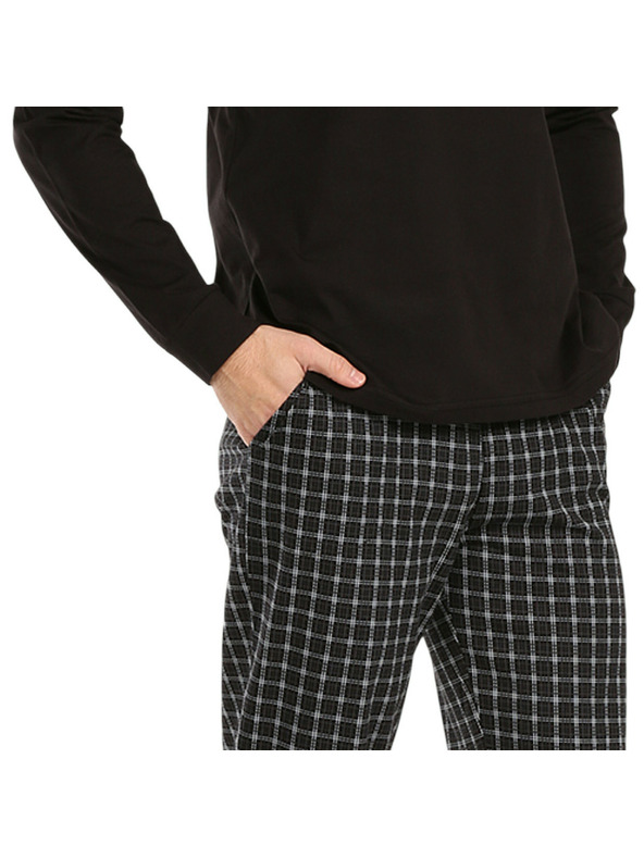 Nedeto Herren-Pyjama Nedeto mehrfarbig