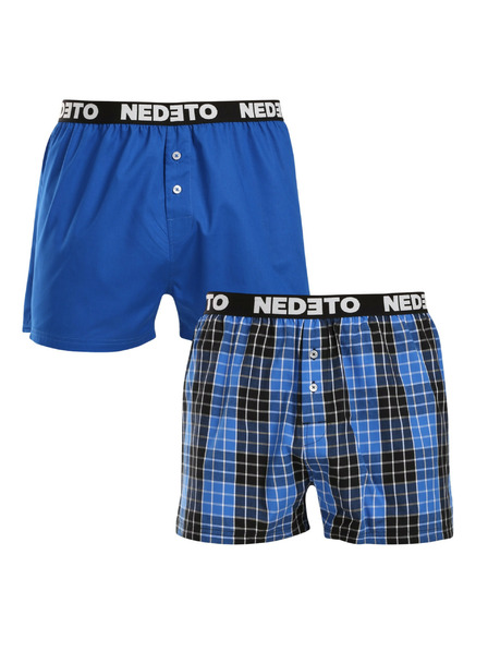 Nedeto 2er-Set - Herren-Boxershorts Nedeto mehrfarbig