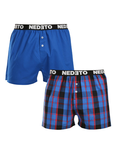 Nedeto 2er-Set - Herren-Boxershorts Nedeto mehrfarbig